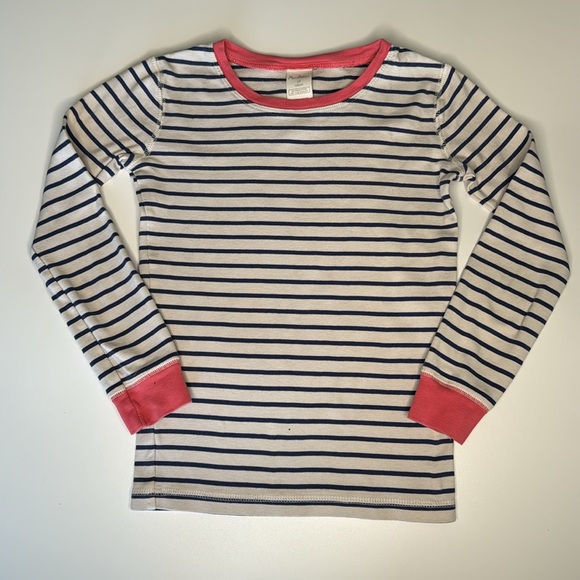 Mini Boden Girls Striped Top Size 7 years Pullover Round Neck - Picture 2 of 7
